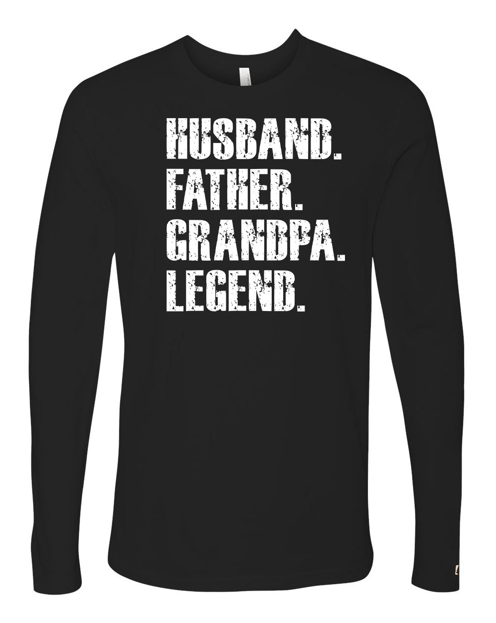 Father Grandpa Legend White Long Sleeve