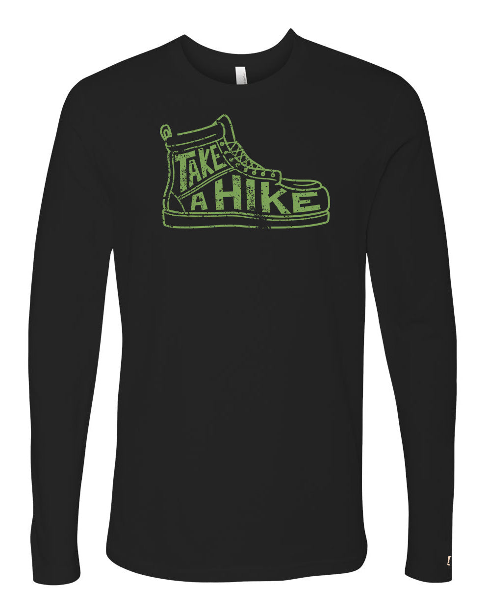 Take A Hike Green Long Sleeve