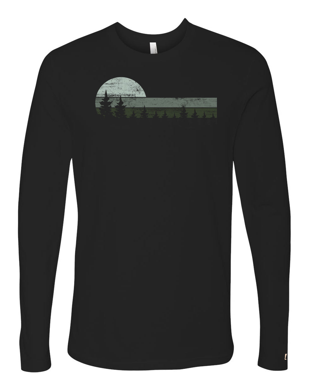 Tree Stripe Silhouette Long Sleeve