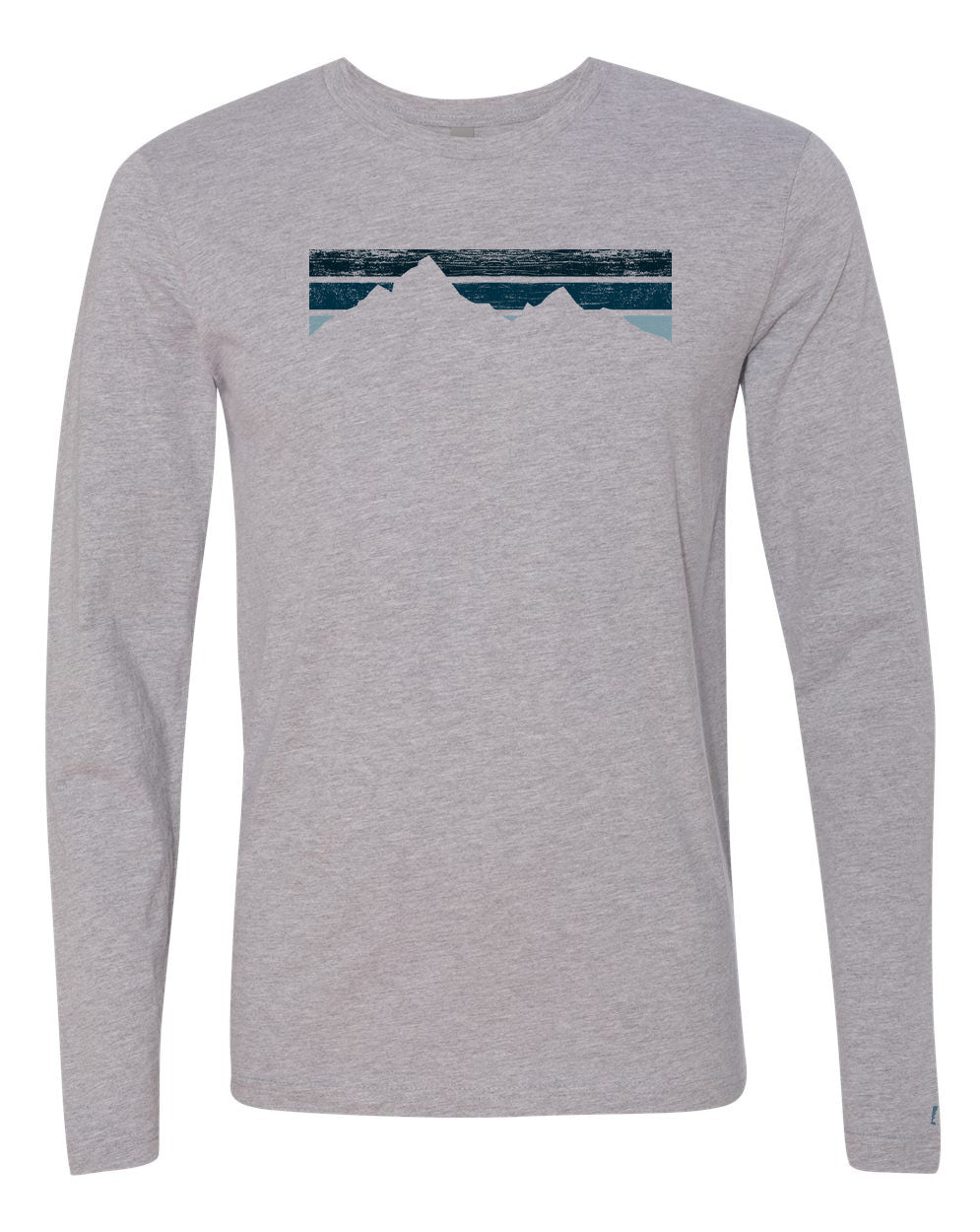 Blue Stripe Mountains Long Sleeve