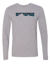 Blue Stripe Mountains Long Sleeve