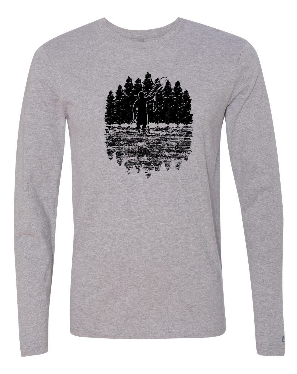 Fisherman Silhouette Long Sleeve