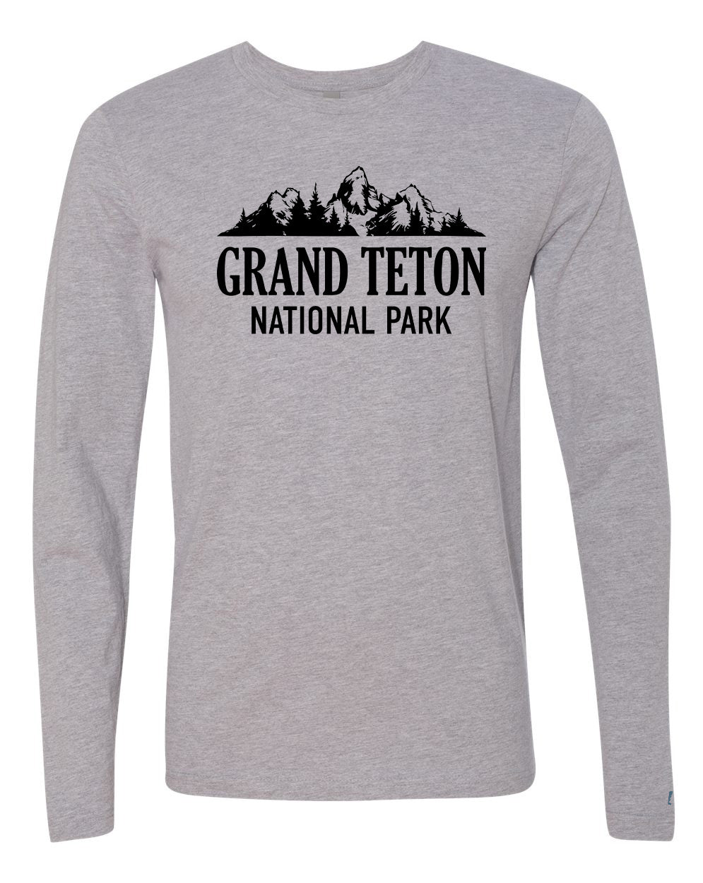Grand Teton National Park Black Long Sleeve