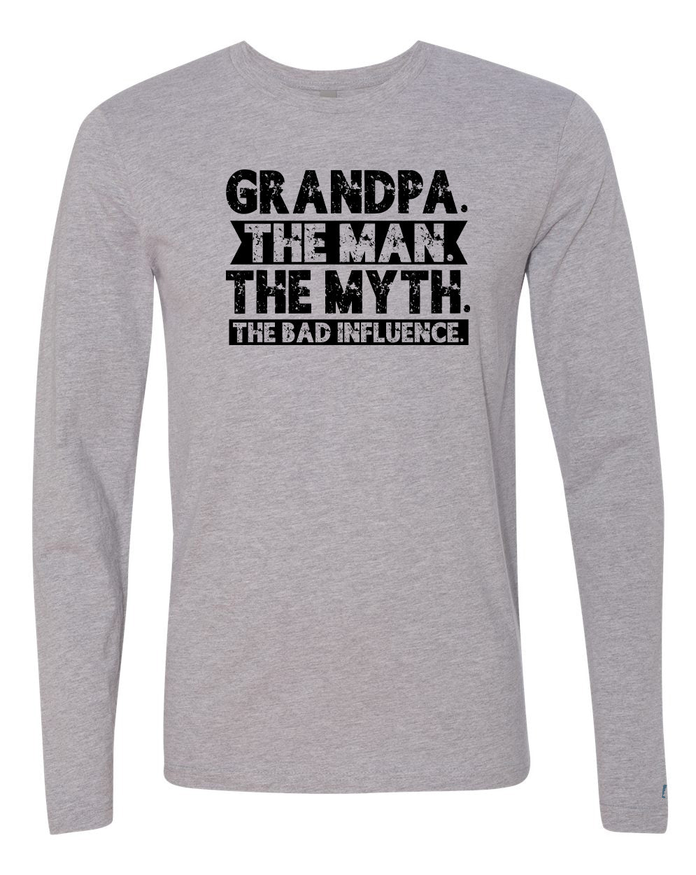 Grandpa Bad Influence Black Long Sleeve