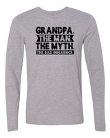 Grandpa Bad Influence Black Long Sleeve
