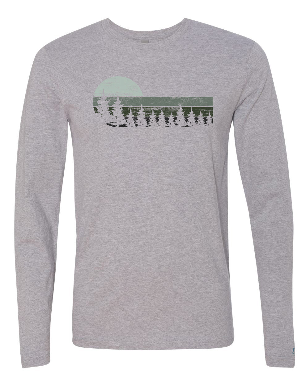 Tree Stripe Silhouette Long Sleeve