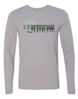 Tree Stripe Silhouette Long Sleeve