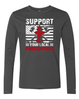 Support Your Local Firefighters Long Sleeve