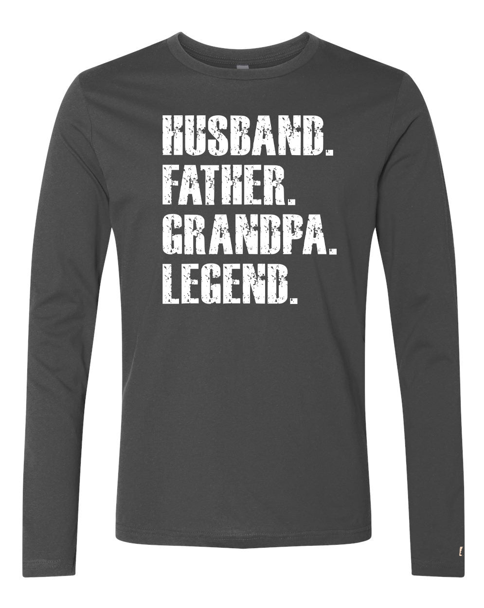 Father Grandpa Legend White Long Sleeve