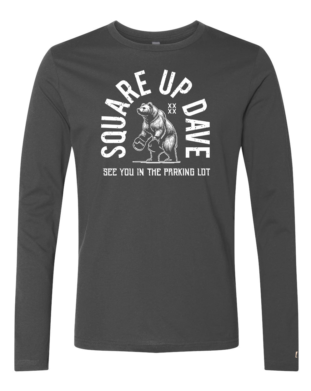 Square Up Dave White Long Sleeve