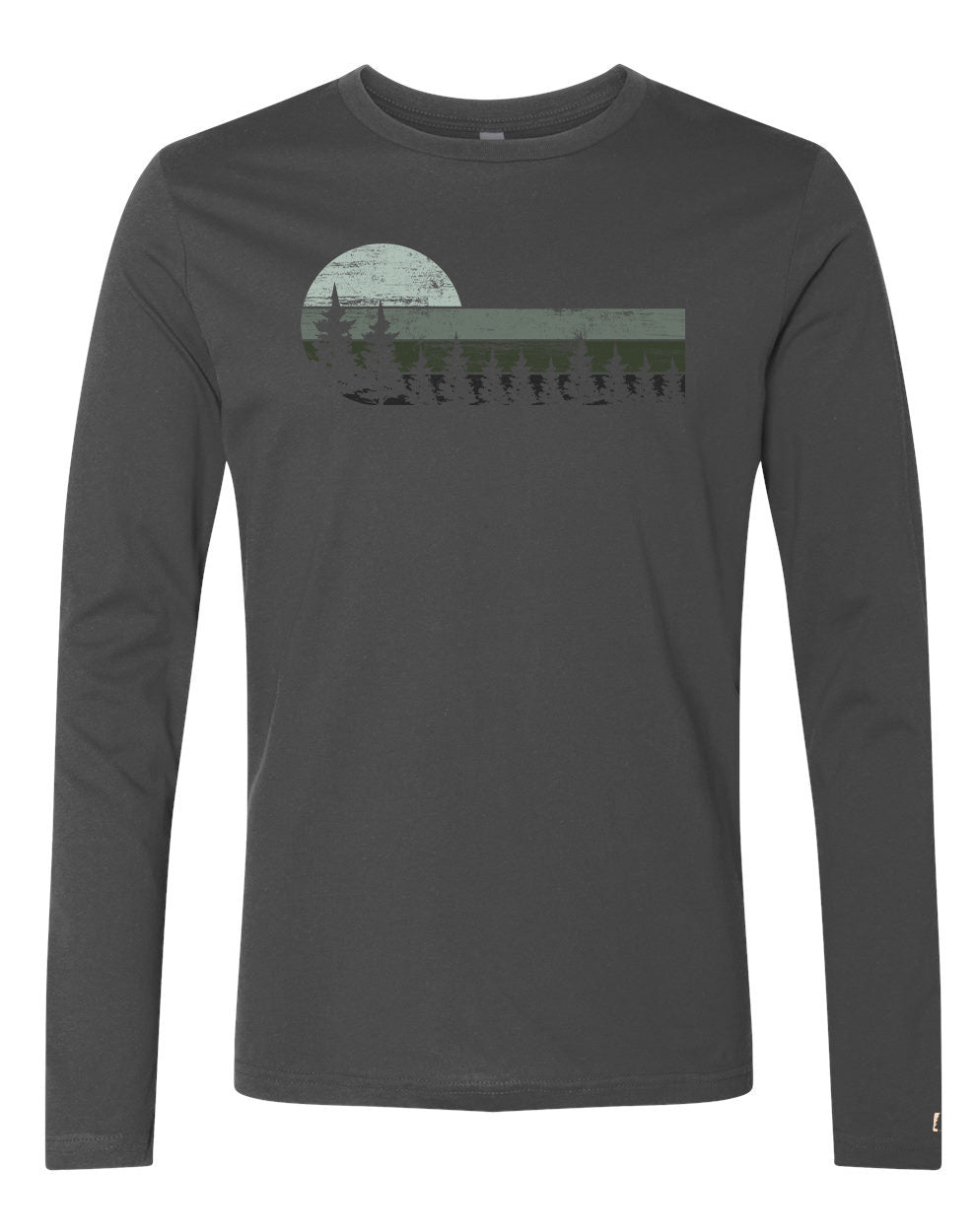 Tree Stripe Silhouette Long Sleeve