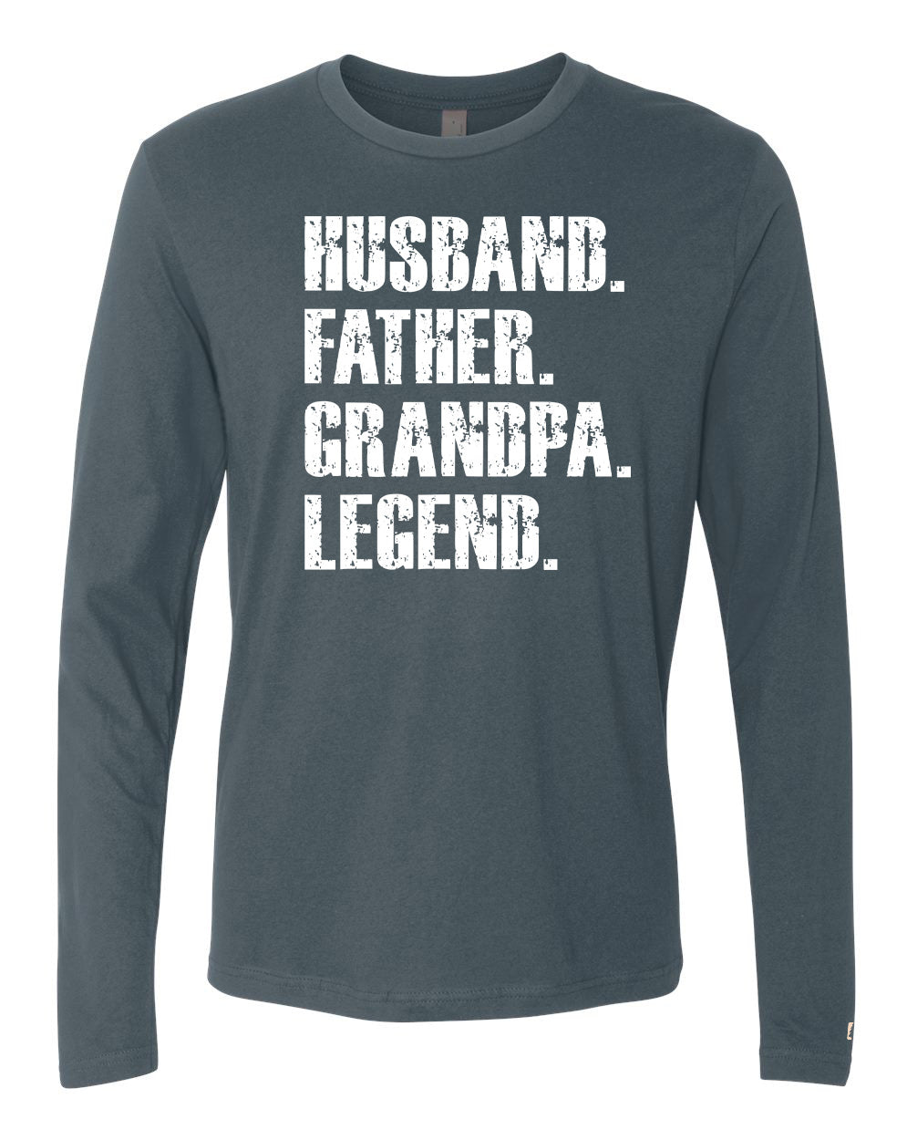 Father Grandpa Legend White Long Sleeve
