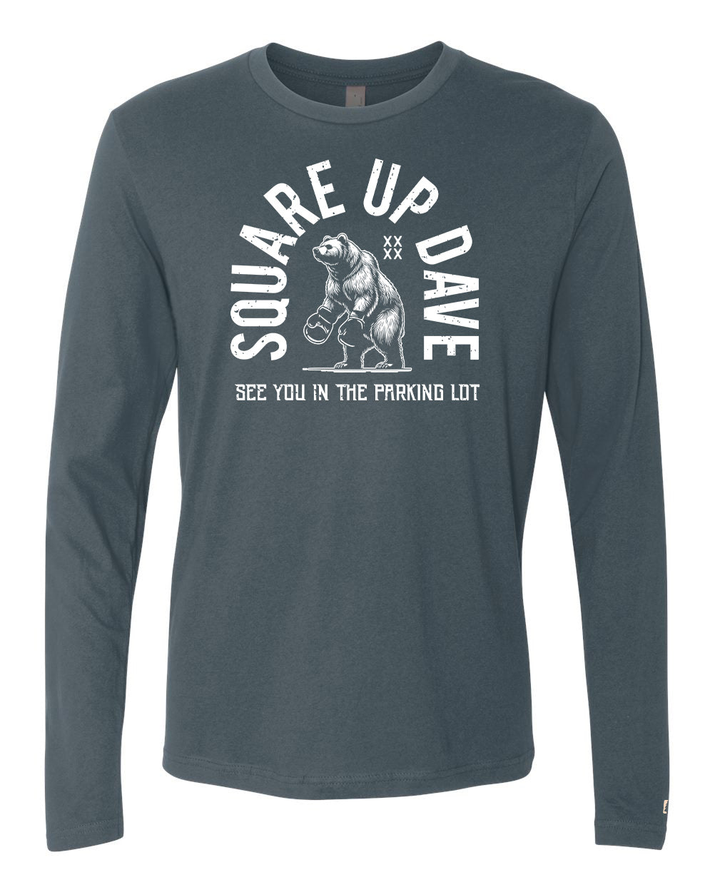 Square Up Dave White Long Sleeve
