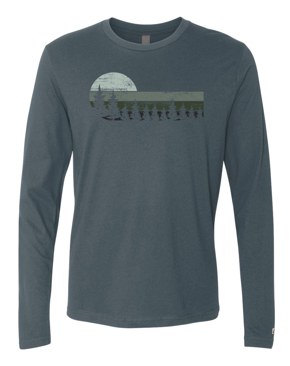 Tree Stripe Silhouette Long Sleeve