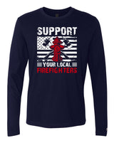Support Your Local Firefighters Long Sleeve