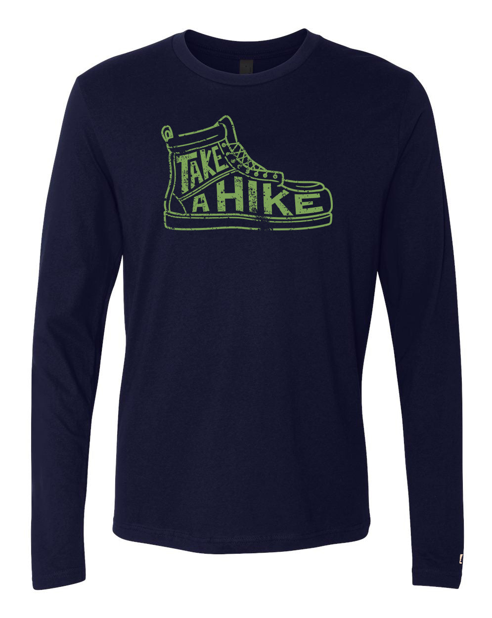 Take A Hike Green Long Sleeve