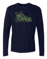 Take A Hike Green Long Sleeve