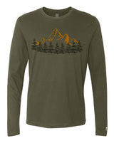 Mountain With Trees Long Sleeve