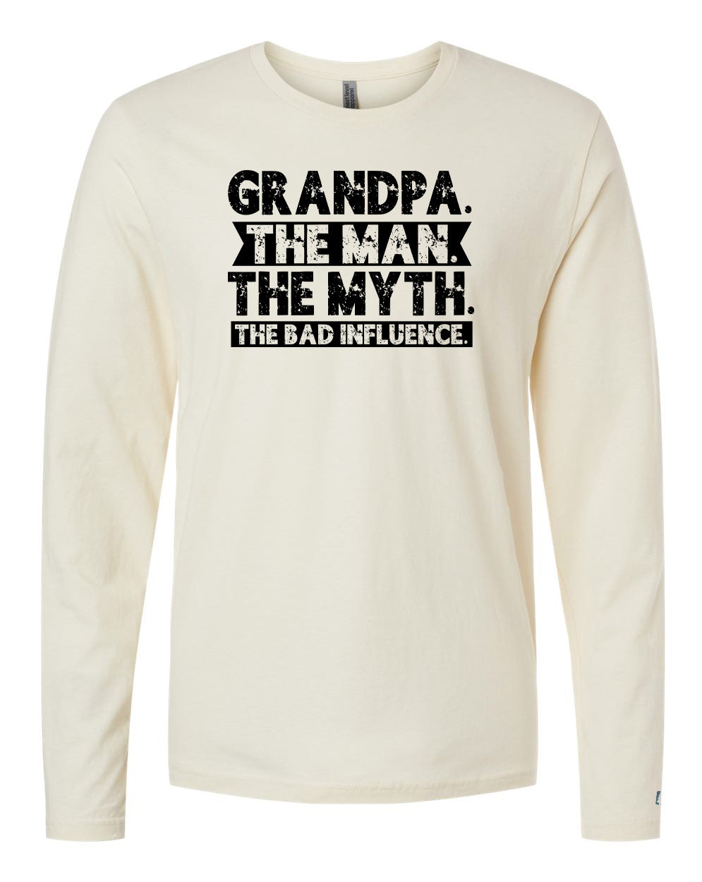 Grandpa Bad Influence Black Long Sleeve