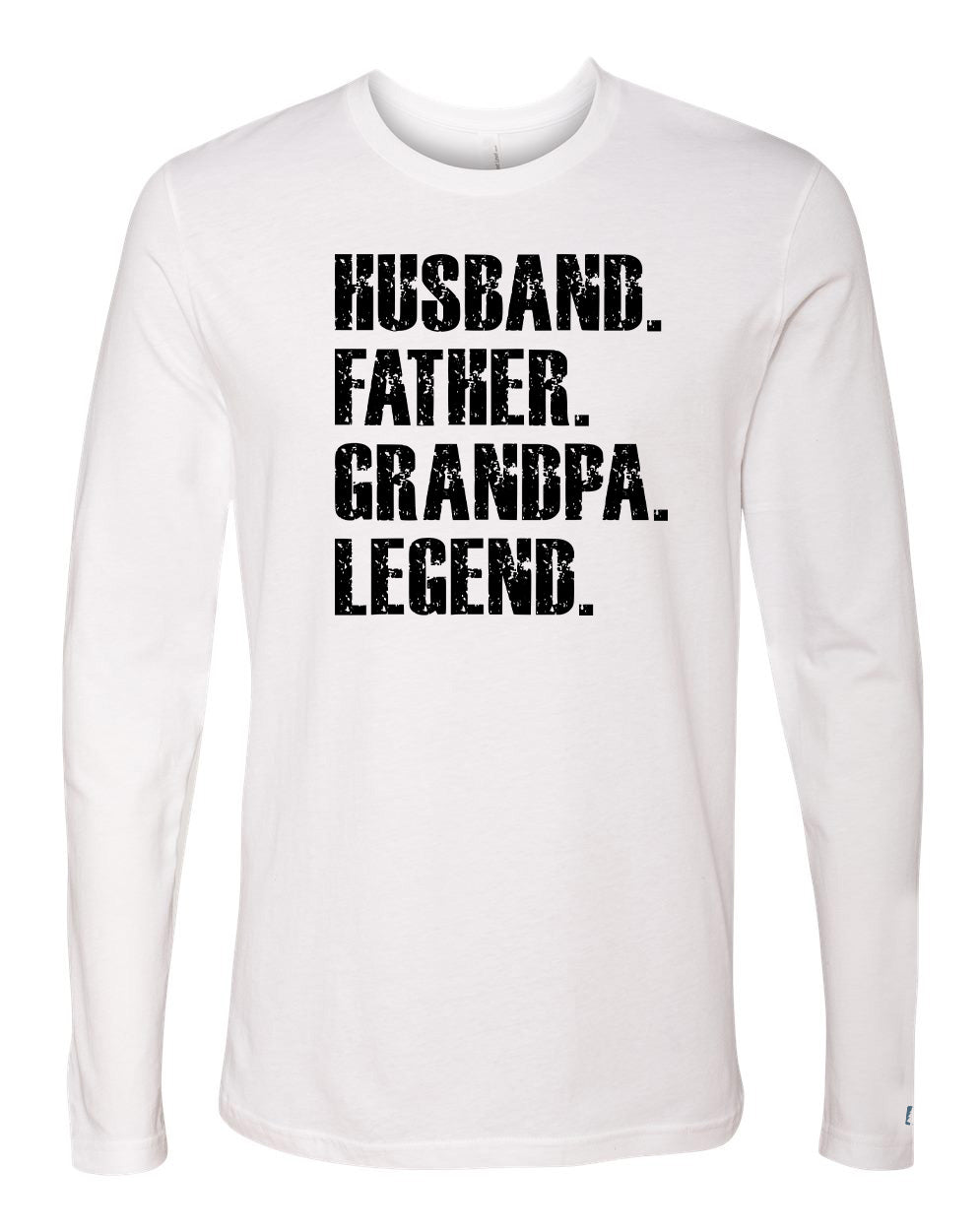 Father Grandpa Legend Black Long Sleeve
