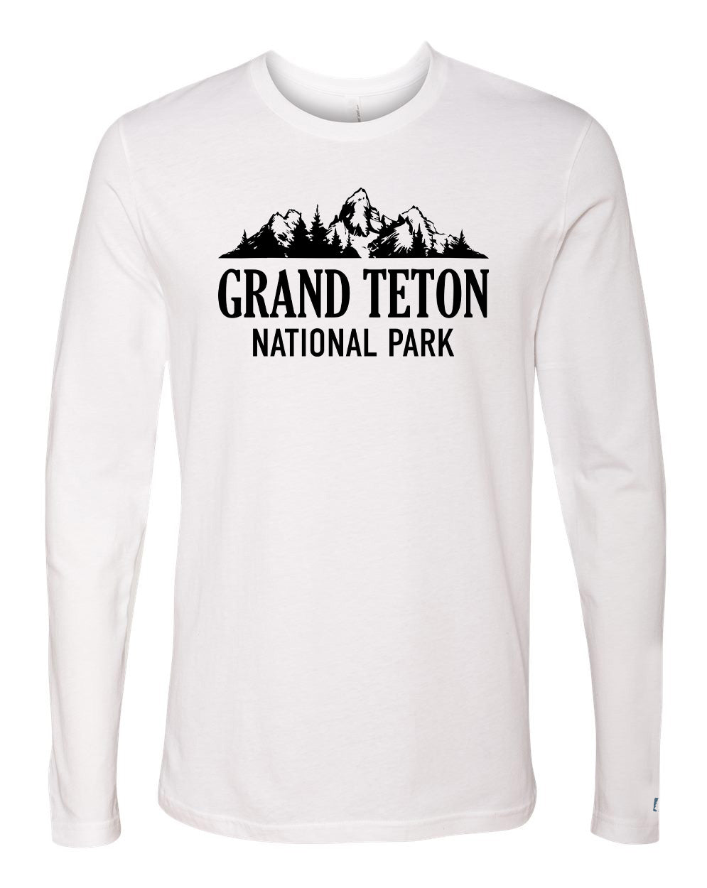 Grand Teton National Park Black Long Sleeve