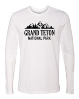 Grand Teton National Park Black Long Sleeve