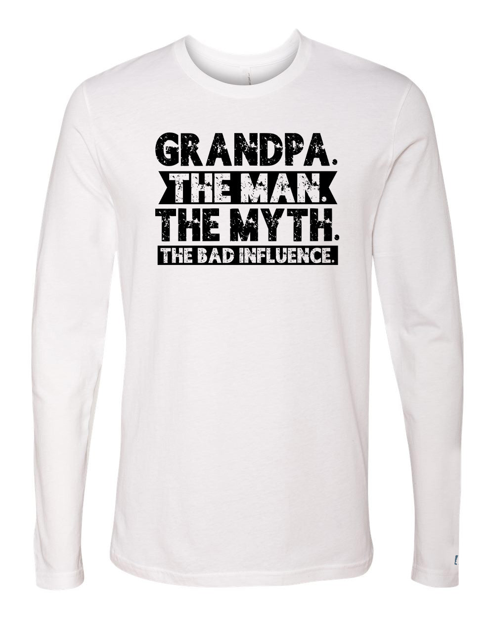 Grandpa Bad Influence Black Long Sleeve