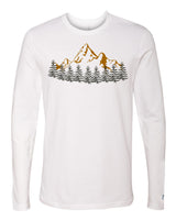 Mountain With Trees Long Sleeve