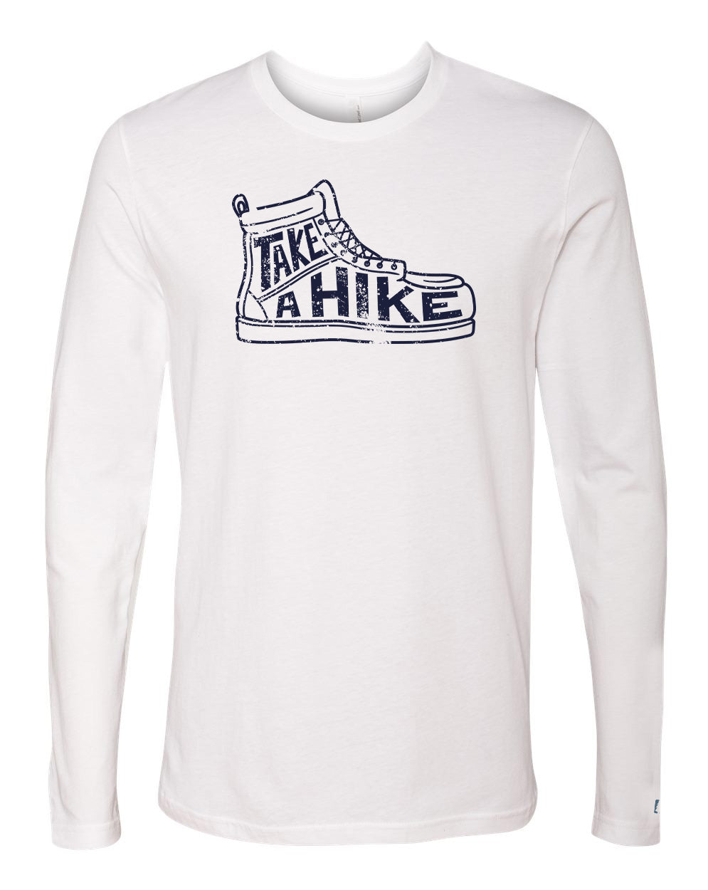 Take A Hike Navy Long Sleeve
