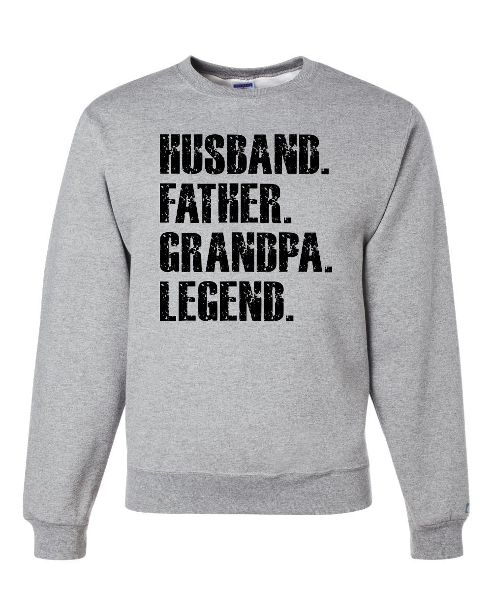 Father Grandpa Legend Black Sweatshirt