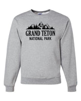 Grand Teton National Park Black Sweatshirt