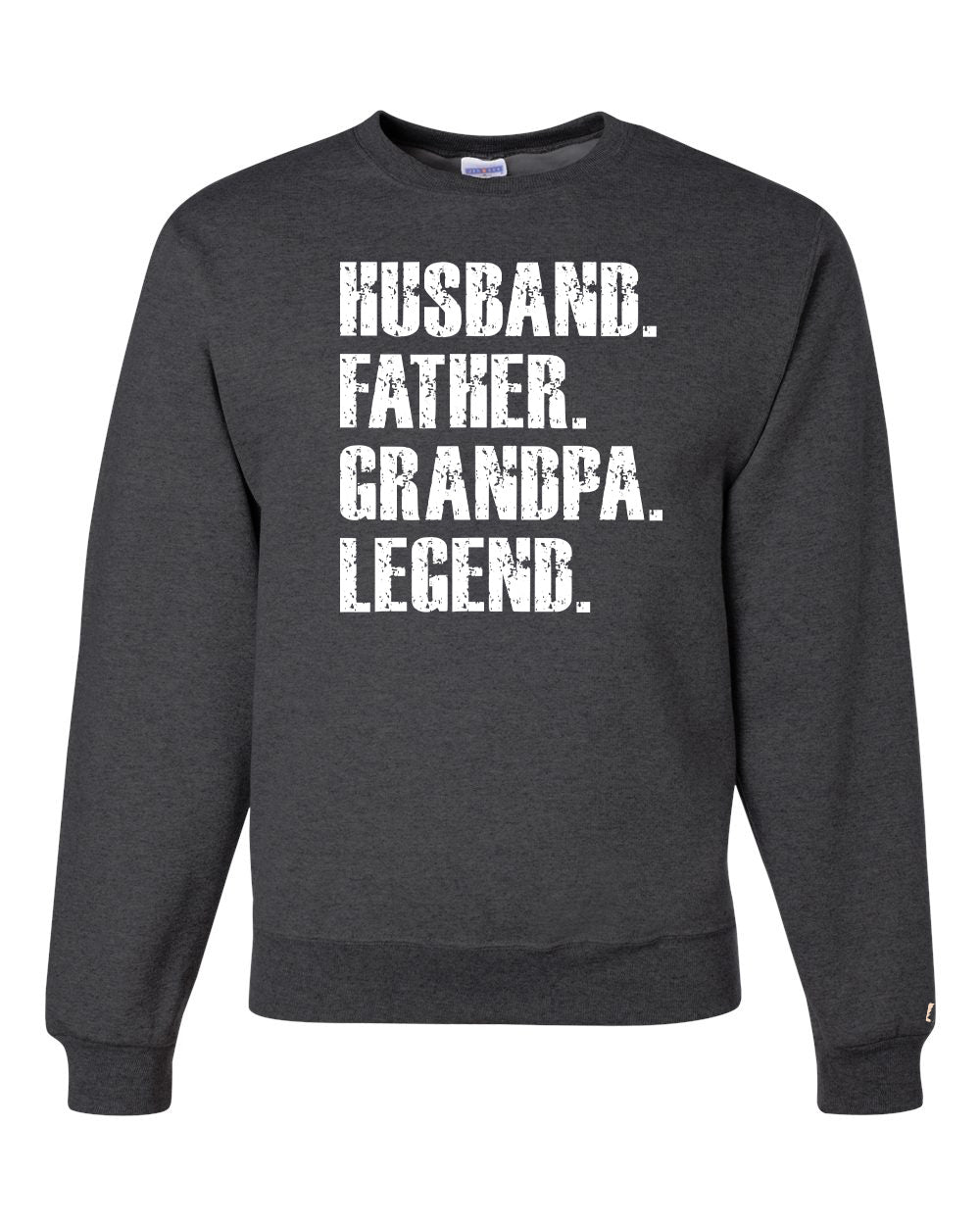 Father Grandpa Legend White Sweatshirt