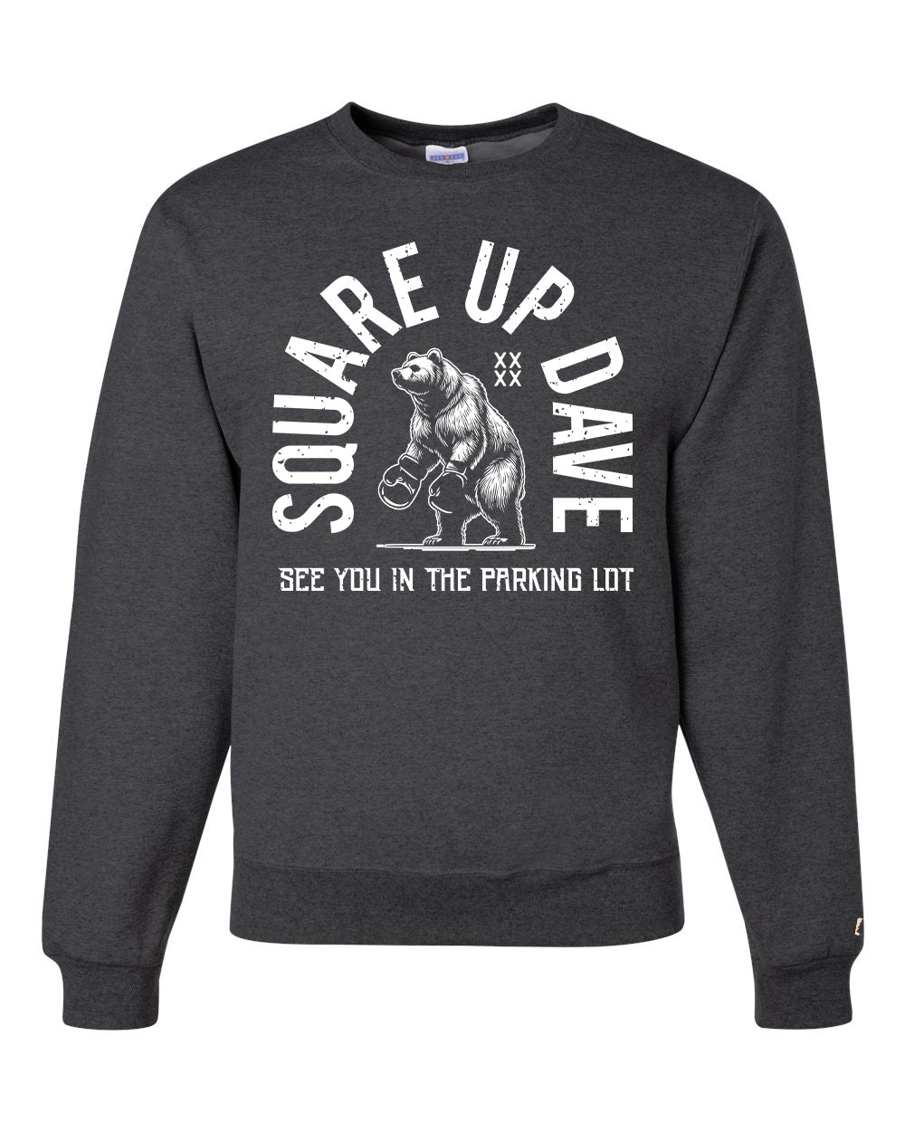 Square Up Dave White Sweatshirt