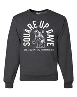 Square Up Dave White Sweatshirt