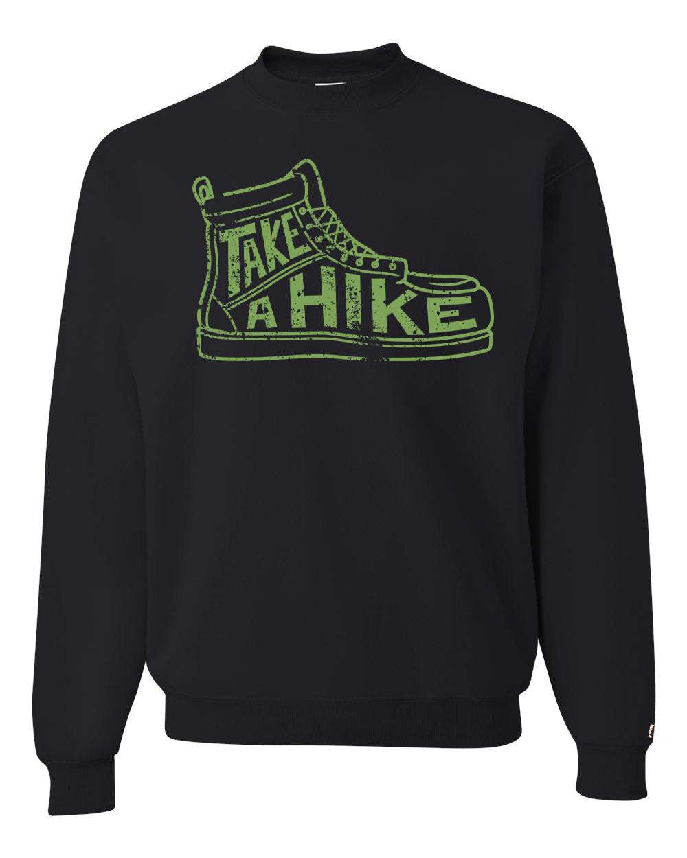 Take A Hike Green Sweatshirt