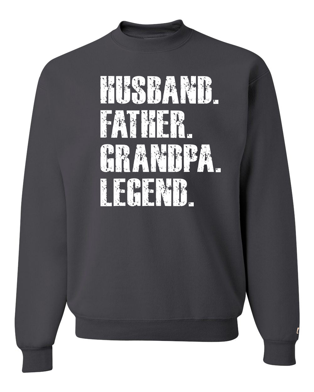 Father Grandpa Legend White Sweatshirt
