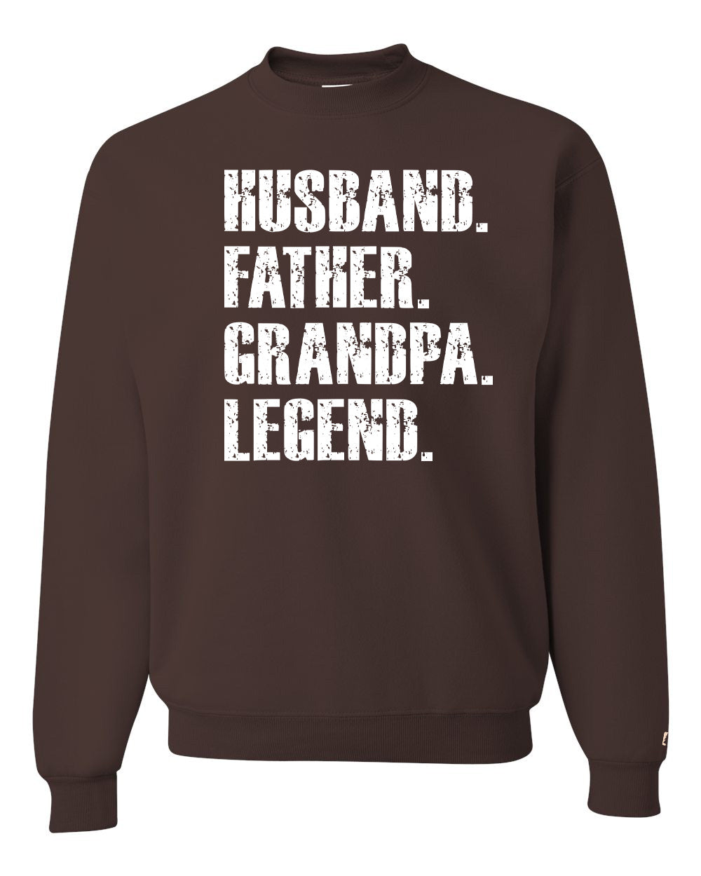 Father Grandpa Legend White Sweatshirt