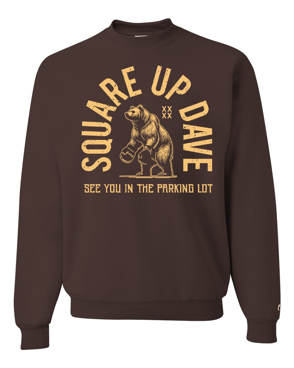 Square Up Dave Gold Sweatshirt