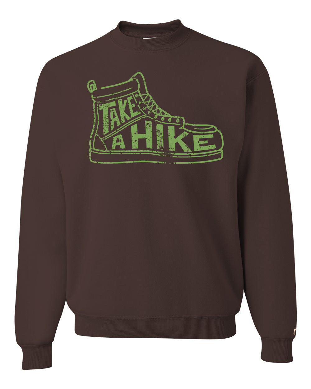 Take A Hike Green Sweatshirt
