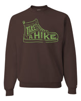 Take A Hike Green Sweatshirt