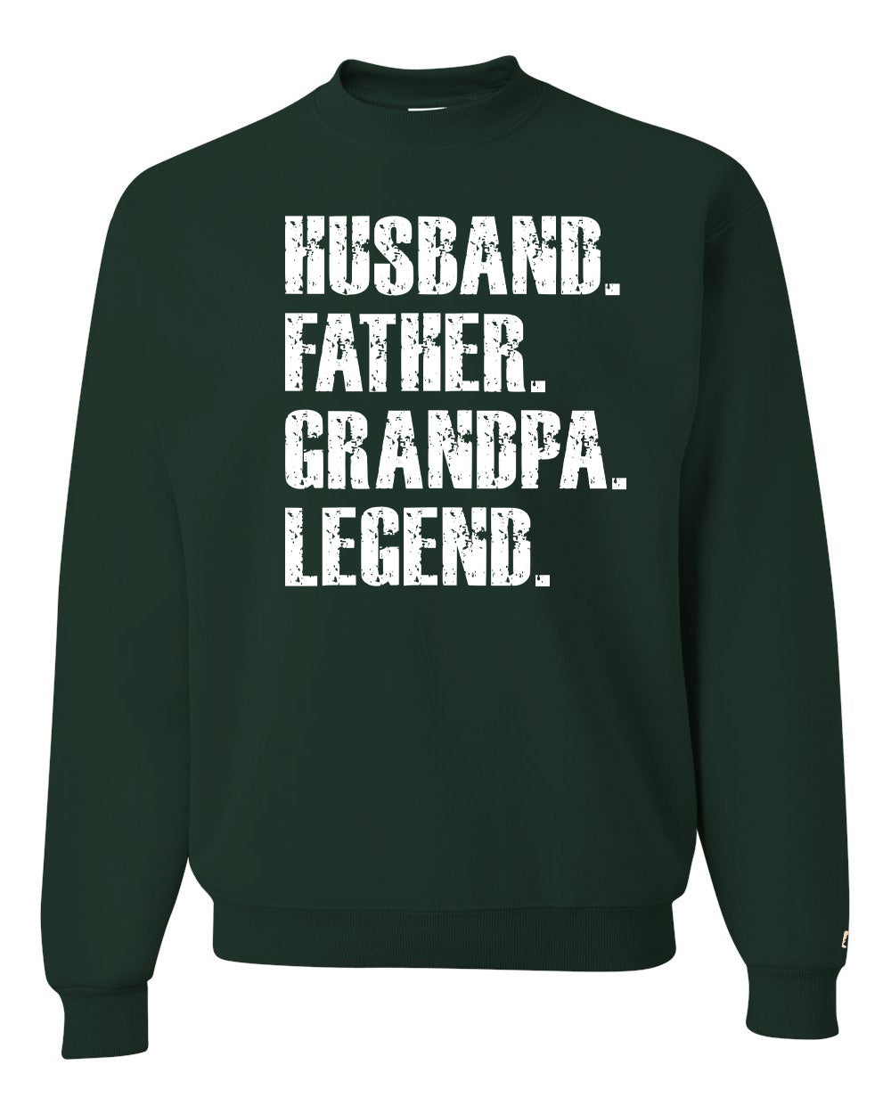 Father Grandpa Legend White Sweatshirt