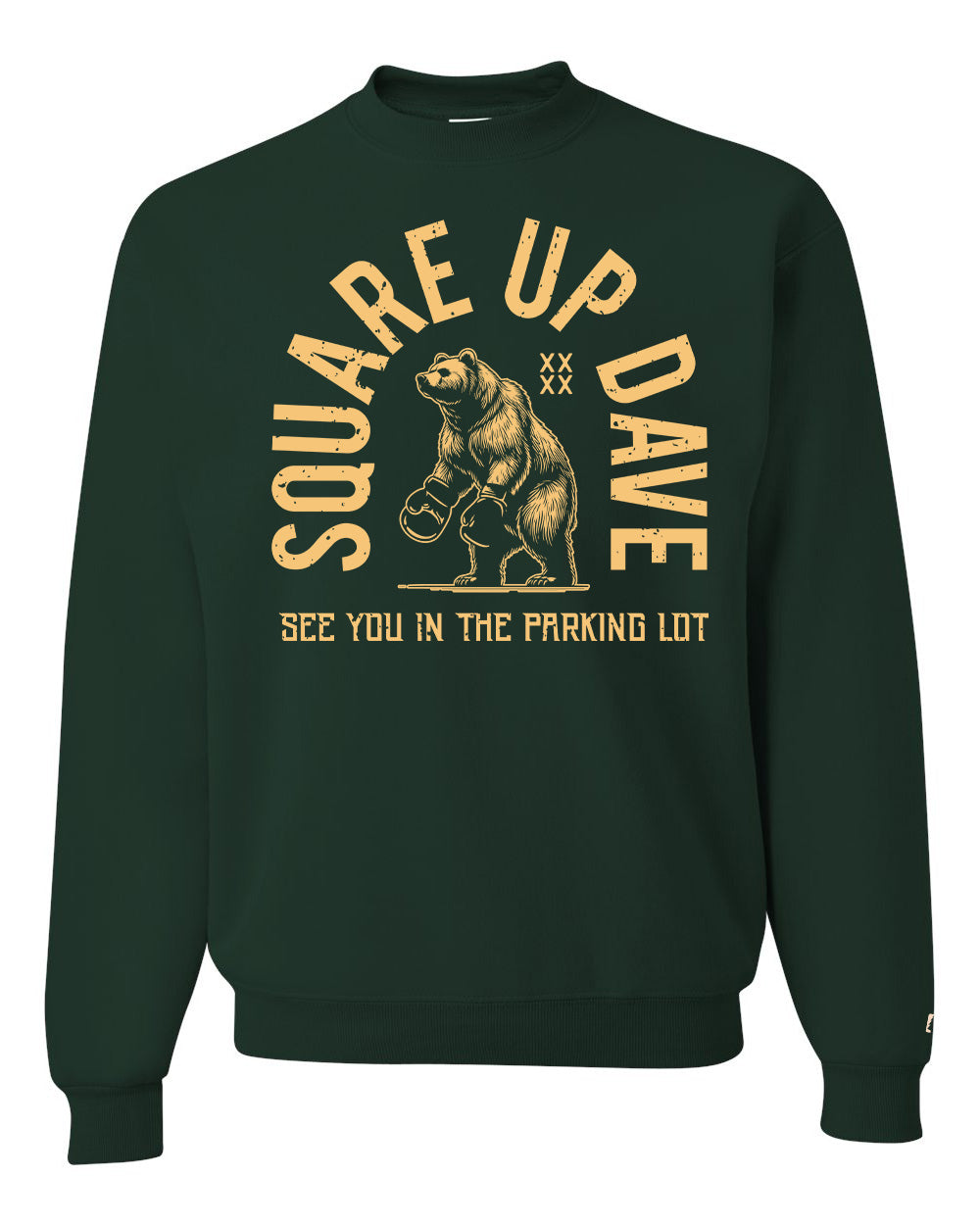 Square Up Dave Gold Sweatshirt