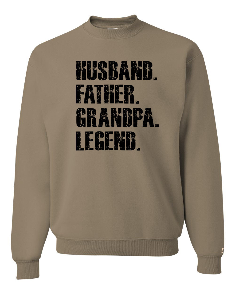 Father Grandpa Legend Black Sweatshirt