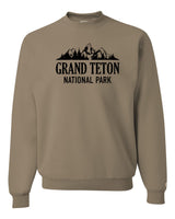 Grand Teton National Park Black Sweatshirt