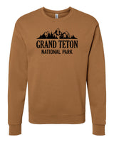 Grand Teton National Park Black Sweatshirt