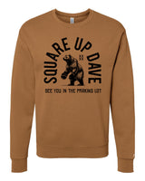 Square Up Dave Black Sweatshirt