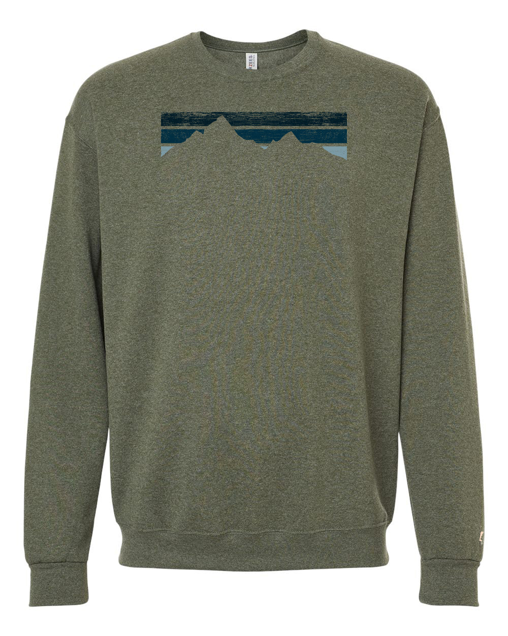 Blue Stripe Mountains Sweatshirt