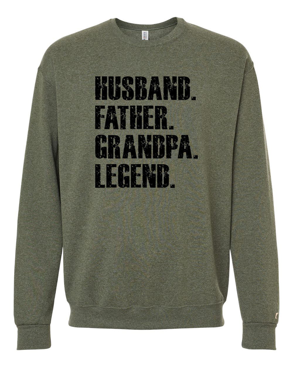 Father Grandpa Legend Black Sweatshirt