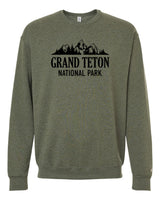 Grand Teton National Park Black Sweatshirt