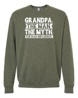 Grandpa Bad Influence Sweatshirt
